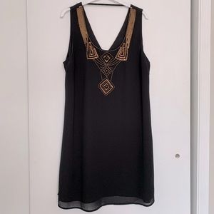 Art Deco Shift Mini Dress